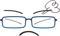 fun glasses sticker #12682255