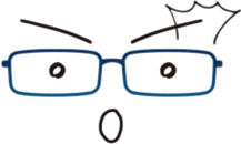 fun glasses sticker #12682260