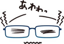 fun glasses sticker #12682264
