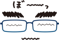 fun glasses sticker #12682266