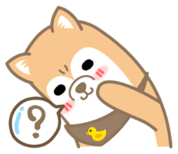 pompom dog sticker #12683537