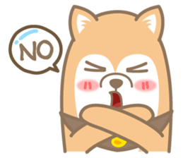 pompom dog sticker #12683539