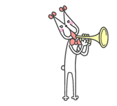 Hyper moving usaneko sticker #12684244