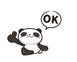 Panda anyway moving well sticker #12685110