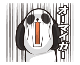 Panda anyway moving well sticker #12685132