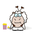 Funny and Fluffy-white Sheep Animated 3