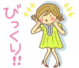 Sticker of Japanese Cute girl sticker #12685767