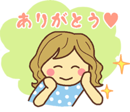 Sticker of Japanese Cute girl sticker #12685780