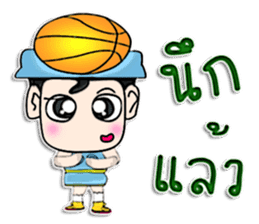 My name is Sayaka. I love basketball !! sticker #12686478