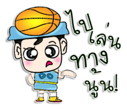 My name is Sayaka. I love basketball !! sticker #12686479