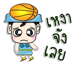 My name is Sayaka. I love basketball !! sticker #12686494