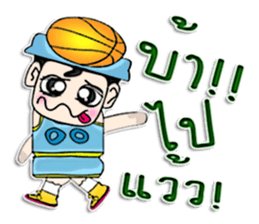 My name is Sayaka. I love basketball !! sticker #12686497