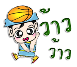 My name is Sayaka. I love basketball !! sticker #12686503