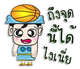 My name is Sayaka. I love basketball !! sticker #12686507