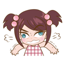 Twin Ponytail sticker #12686765