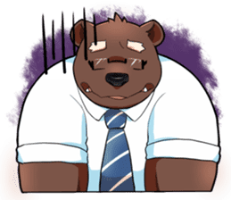 Daily bear dad sticker #12687099