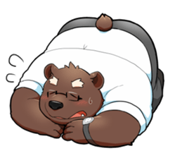 Daily bear dad sticker #12687106