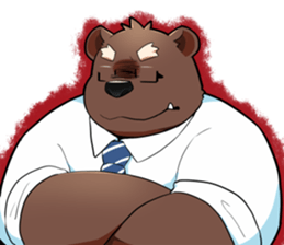Daily bear dad sticker #12687119