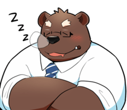 Daily bear dad sticker #12687120