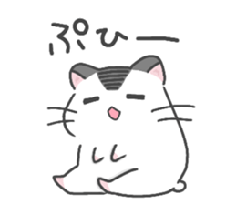 Pearl white hamster Mr.Sinjyu sticker #12688565