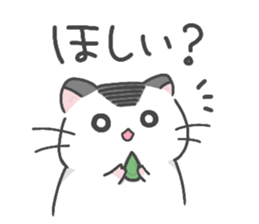 Pearl white hamster Mr.Sinjyu sticker #12688578