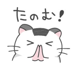 Pearl white hamster Mr.Sinjyu sticker #12688582