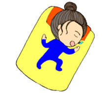 Sleepy Baby 01 sticker #12688847