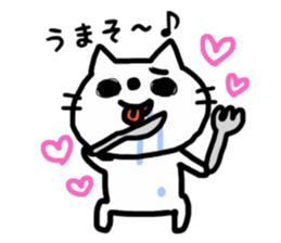 The cat which is covered with tomatoes sticker #12688937