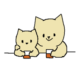 Daily life of a naughty kitten5 sticker #12689135