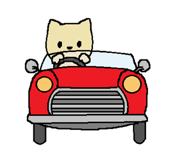 Daily life of a naughty kitten5 sticker #12689143