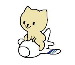 Daily life of a naughty kitten5 sticker #12689145