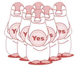 Innocent penguins sticker #12690008