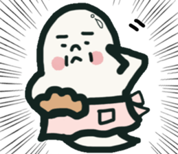 Aunty of the ghost sticker #12690211