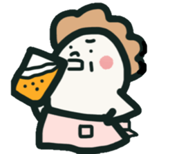 Aunty of the ghost sticker #12690225