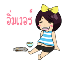 Ton-Noon cute girl. sticker #12690838