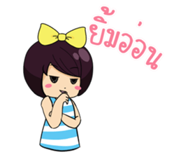 Ton-Noon cute girl. sticker #12690840