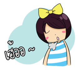 Ton-Noon cute girl. sticker #12690853