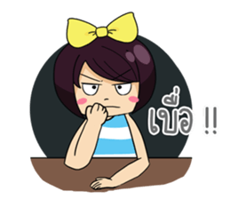 Ton-Noon cute girl. sticker #12690859