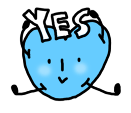 blue potato sticker #12691545