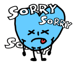 blue potato sticker #12691552