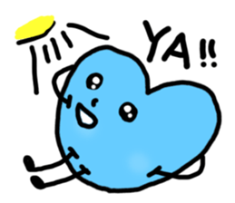blue potato sticker #12691555