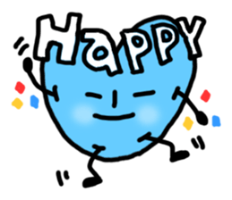 blue potato sticker #12691556