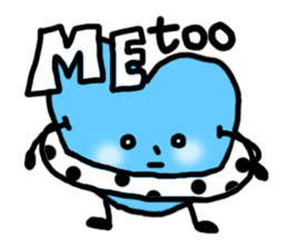 blue potato sticker #12691562