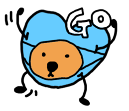 blue potato sticker #12691575