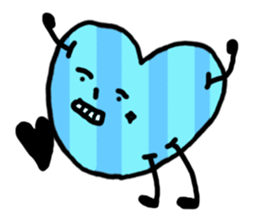 blue potato sticker #12691576