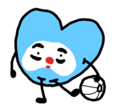 blue potato sticker #12691578