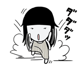 Girlfriend like a ghost "daily life" sticker #12693328