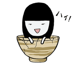 Girlfriend like a ghost "daily life" sticker #12693331