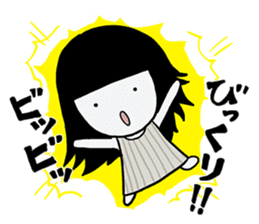 Girlfriend like a ghost "daily life" sticker #12693345