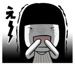 Girlfriend like a ghost "daily life" sticker #12693348